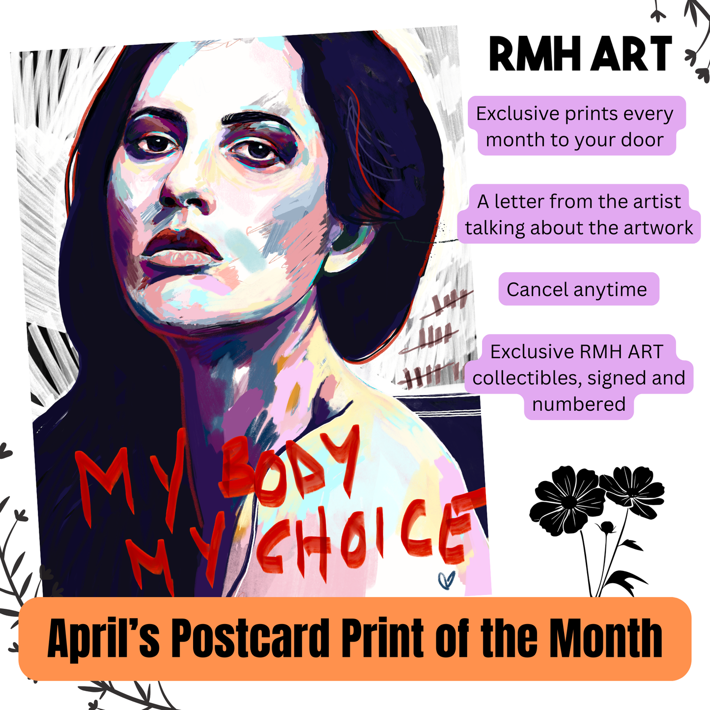 Postcard Print Monthly Club