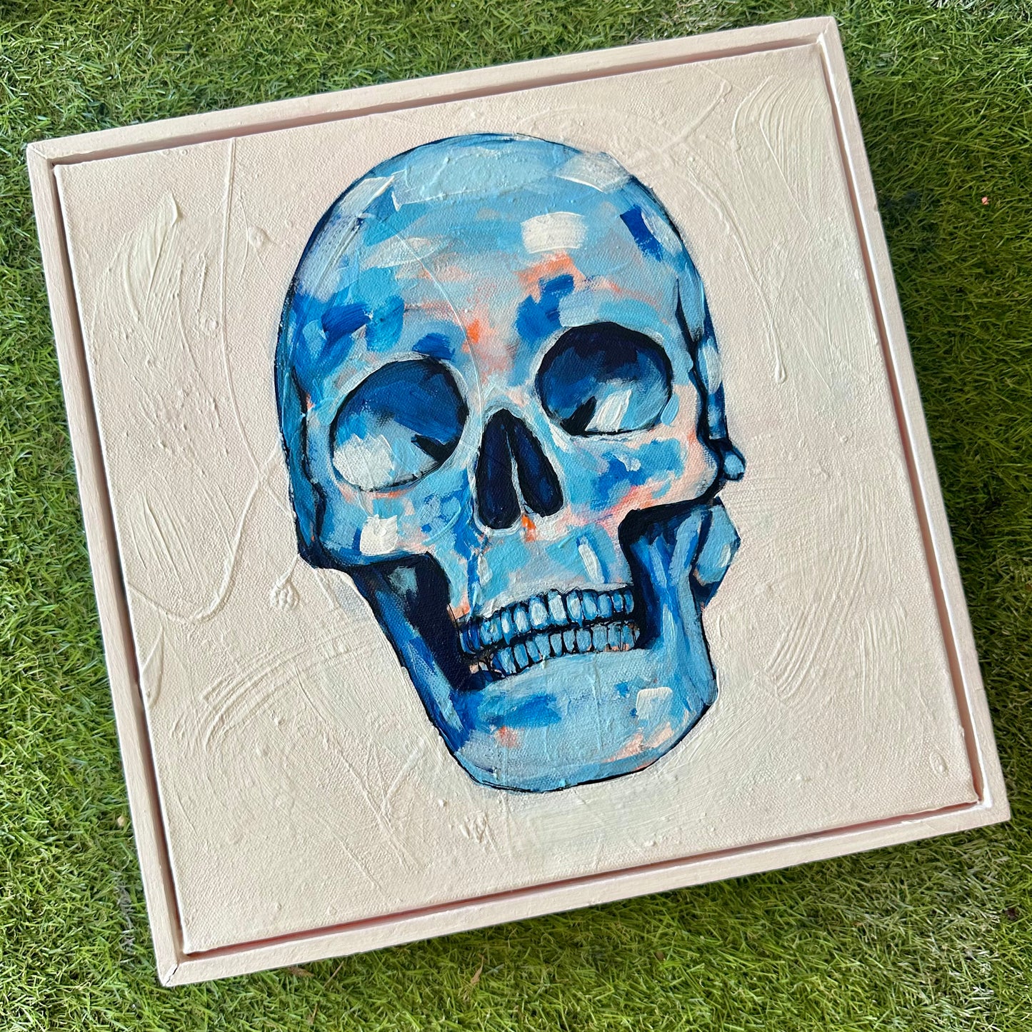 Candy Paint Skull Blue